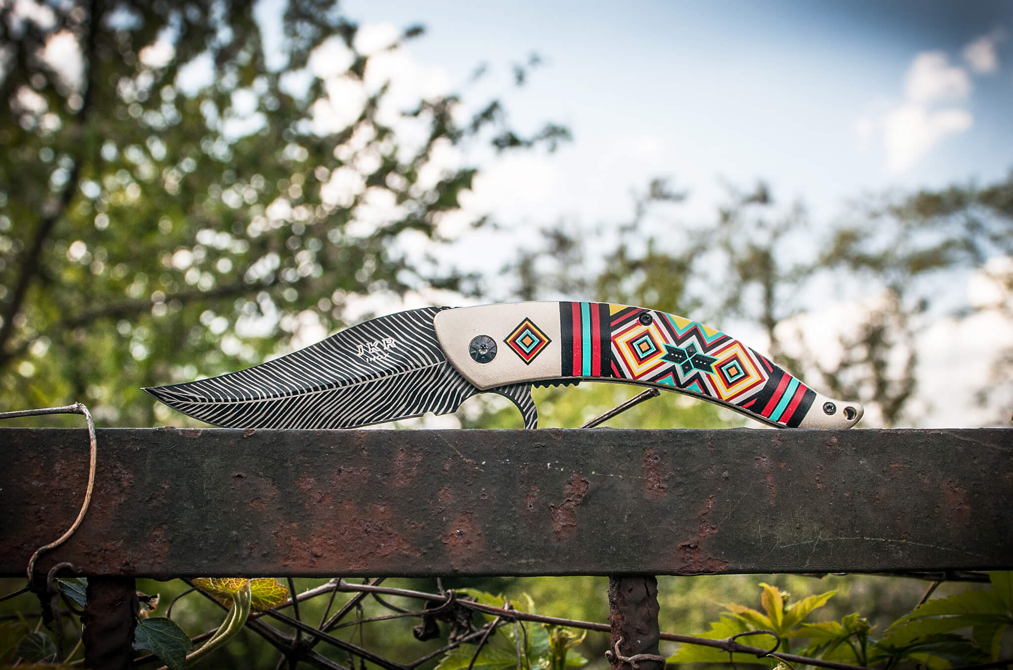 Nóż w stylu boho – Joker Pluma Acero Hoja