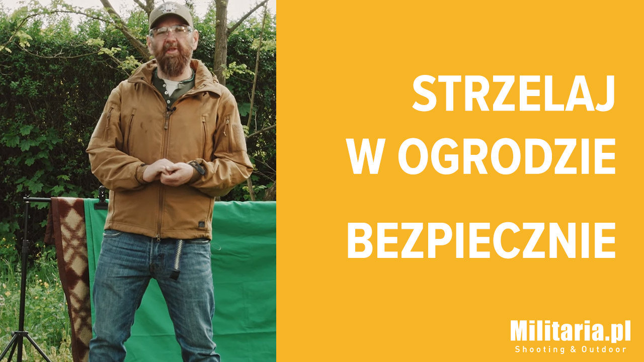 strzelnica w ogrodzie