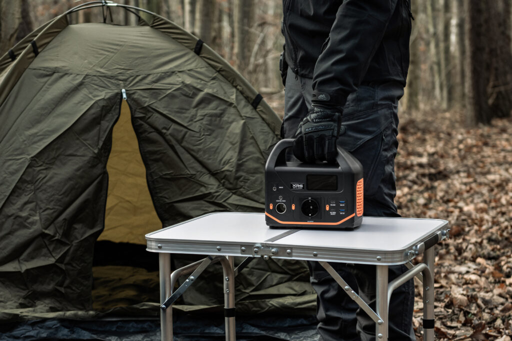 Stacja zasilania w outdoorze